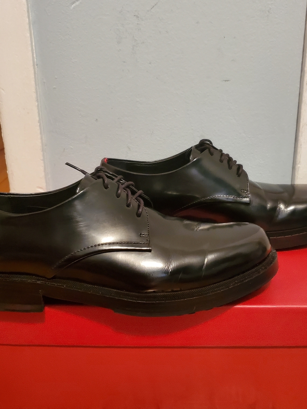 Hugo Boss Men’s Derby Lug Shoes - Picture 5 of 16